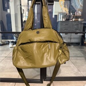 Never Used Olive Green Gym/Weekender Bag